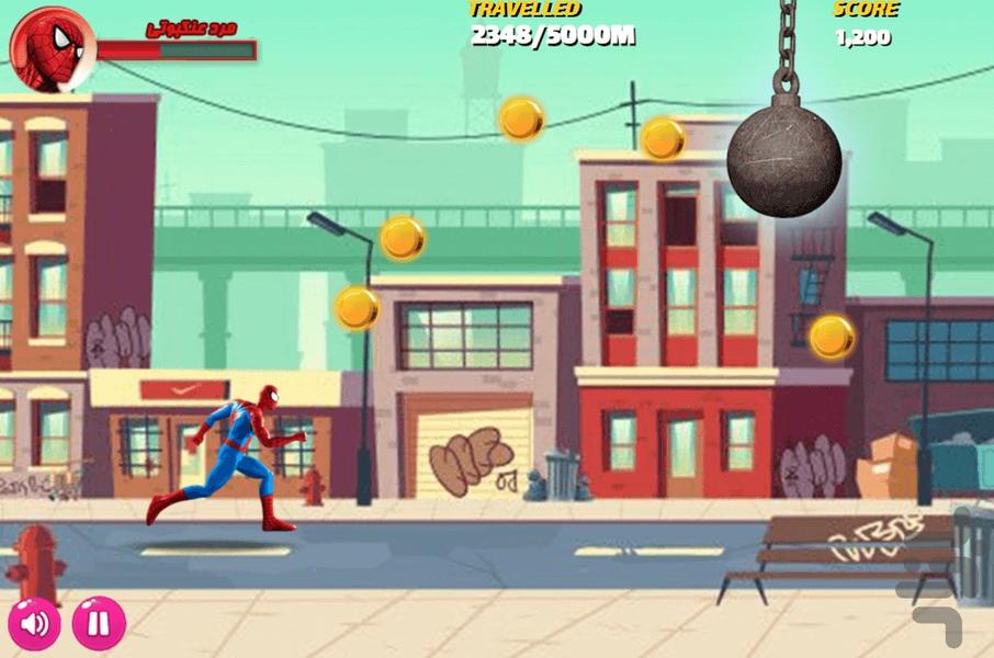 بازی مرد عنکبوتی - عکس بازی موبایلی اندروید
