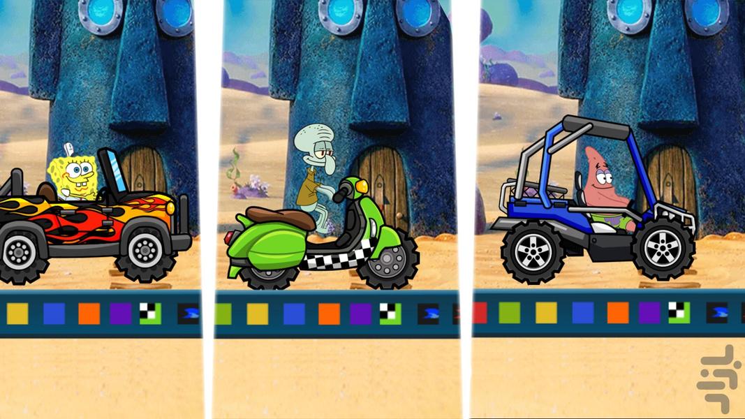Sponge Bob Car Ride - Gameplay image of android game