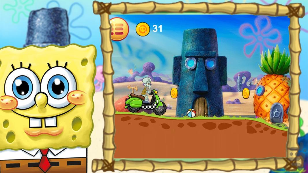 ماشین سواری باب اسفنجی - عکس بازی موبایلی اندروید