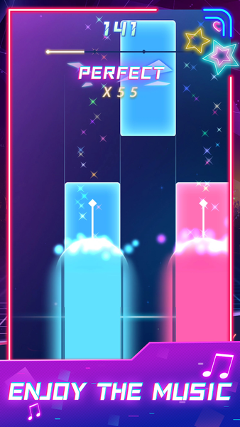 Magic Piano:EDM Music Tiles - Gameplay image of android game