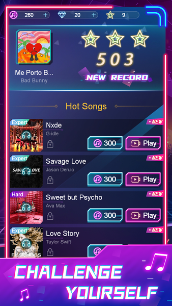 Magic Piano:EDM Music Tiles - عکس بازی موبایلی اندروید