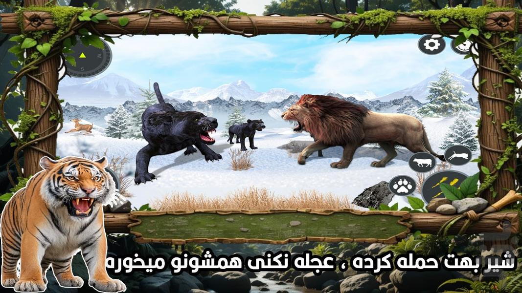 بازی ببر - Gameplay image of android game