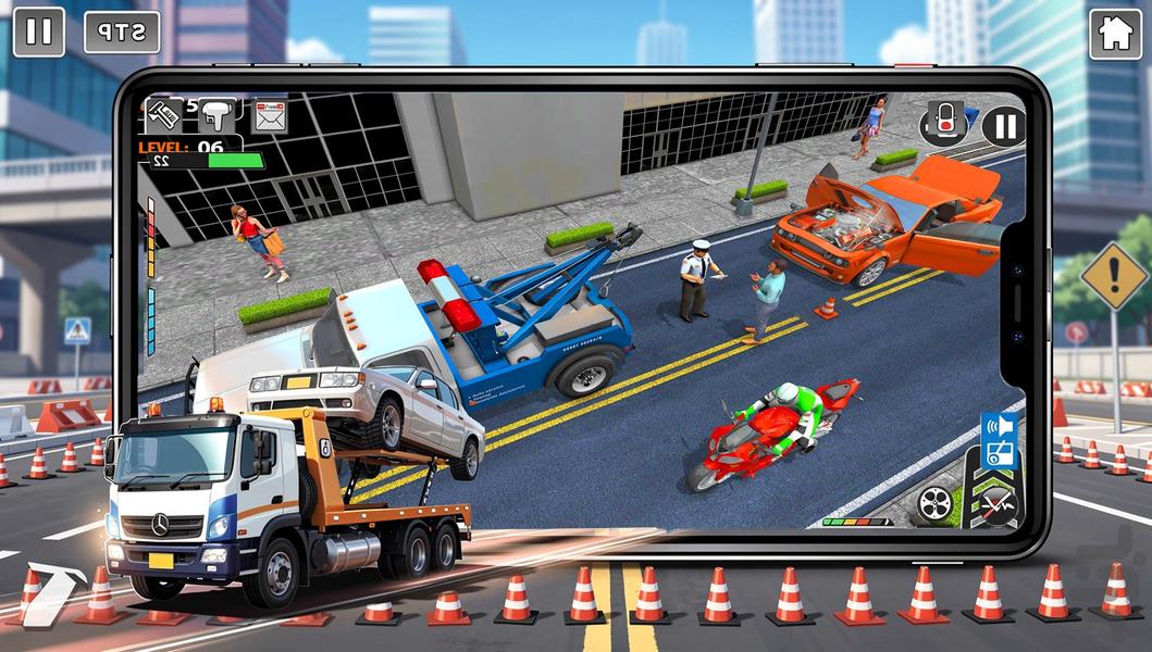 بازی ماشین یدک کش - Gameplay image of android game