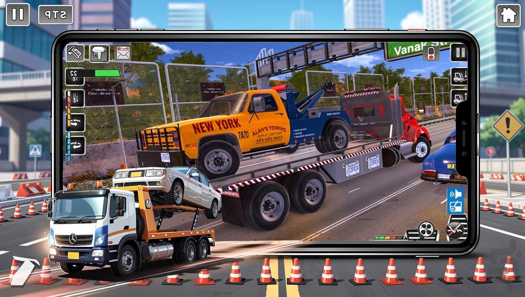 بازی ماشین یدک کش - Gameplay image of android game
