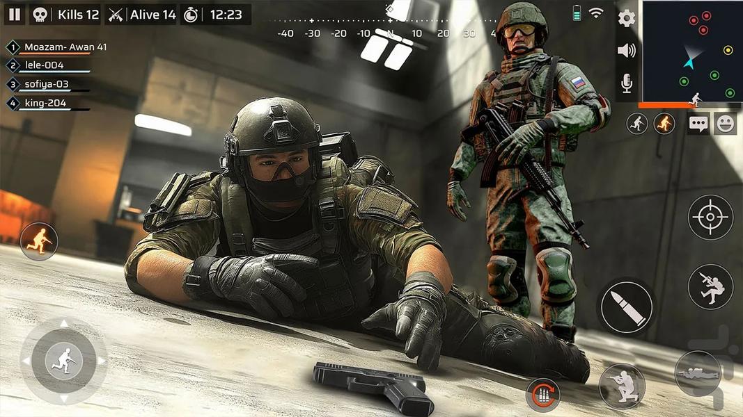 بازی تفنگی نبرد ویژه - Gameplay image of android game