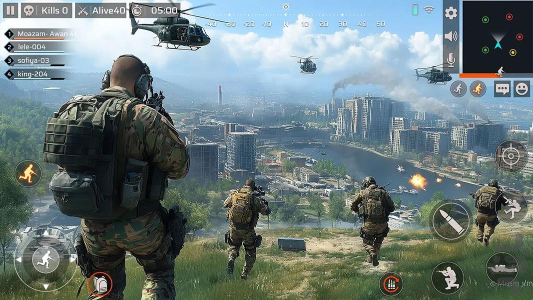 بازی تفنگی نبرد ویژه - Gameplay image of android game