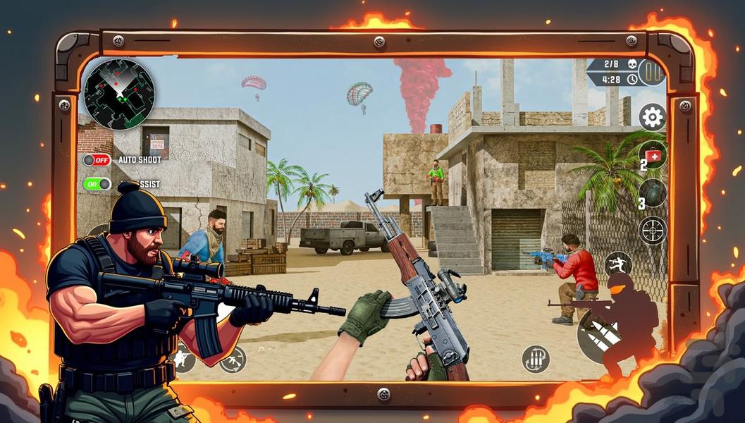 تفنگ بازی نیروی ویژه - Gameplay image of android game