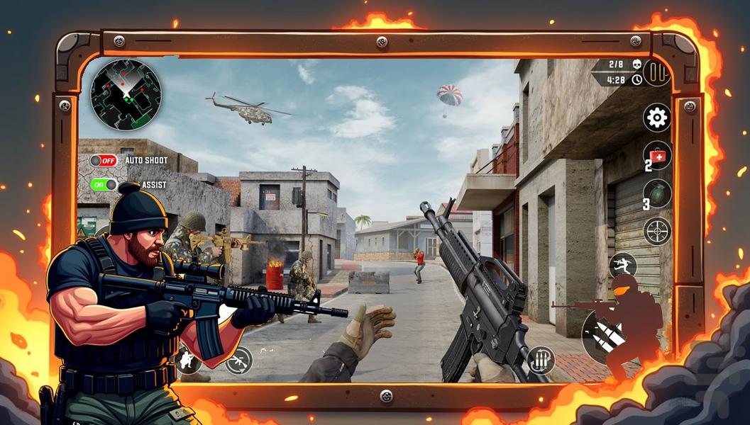 تفنگ بازی نیروی ویژه - Gameplay image of android game