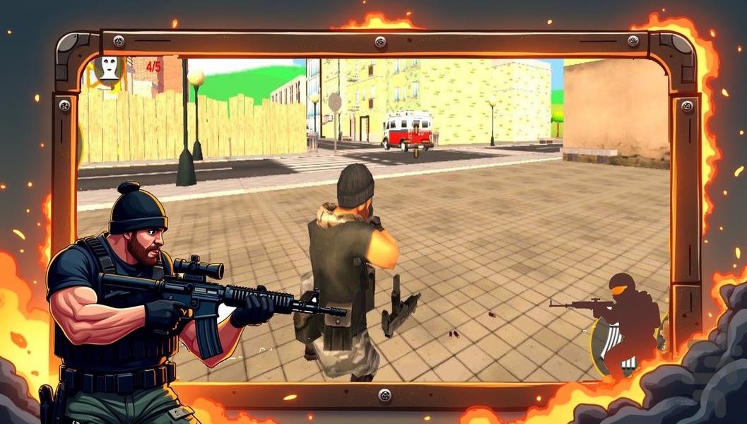 تفنگ بازی نیروی ویژه - Gameplay image of android game