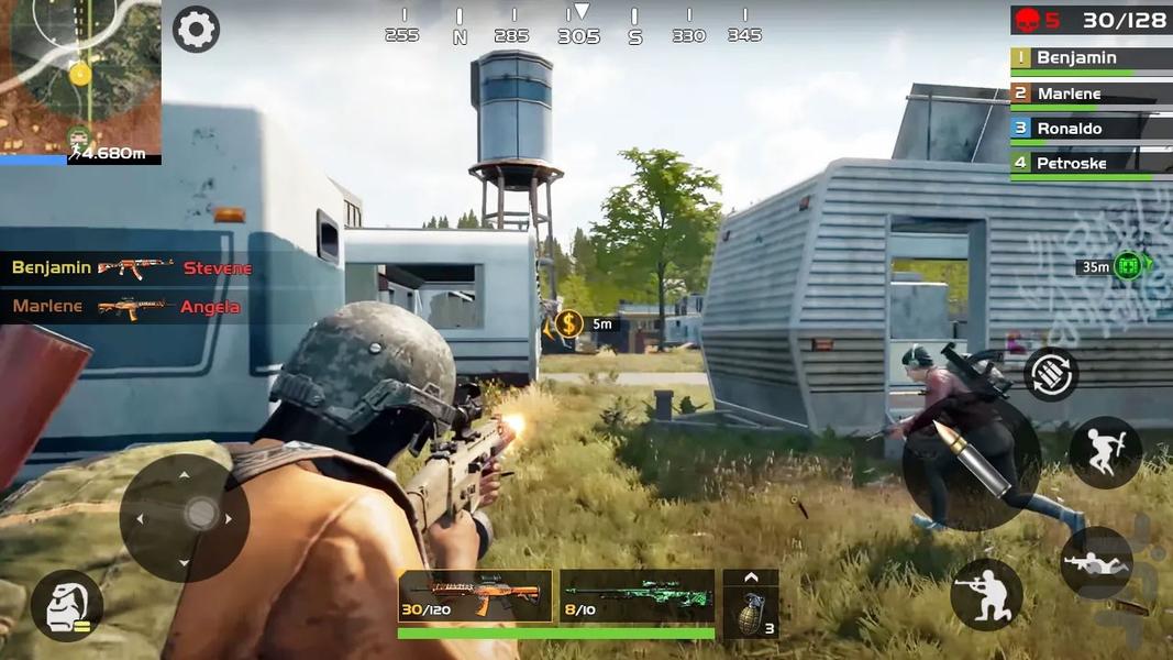 بازی جنگی تکاوران - Gameplay image of android game