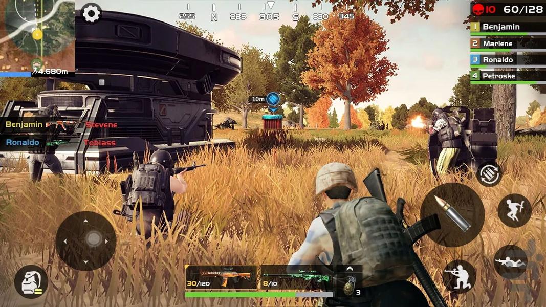 بازی جنگی تکاوران - Gameplay image of android game