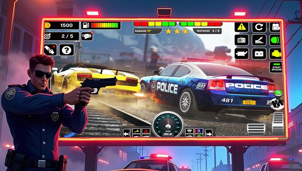 بازی پلیسی دزد و پلیس - عکس بازی موبایلی اندروید