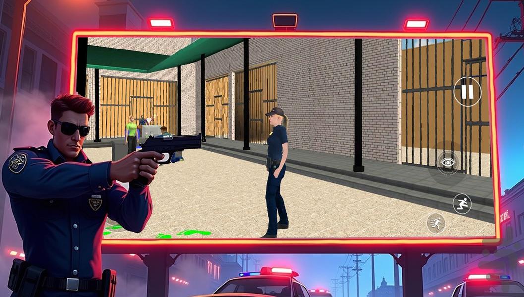 بازی پلیسی دزد و پلیس - عکس بازی موبایلی اندروید