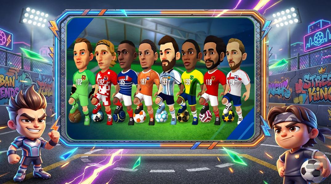 فوتبال بازی - Gameplay image of android game