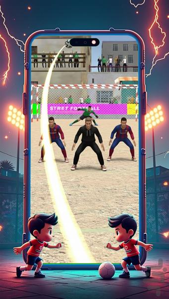 فوتبال بازی - Gameplay image of android game
