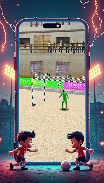 فوتبال بازی - Gameplay image of android game