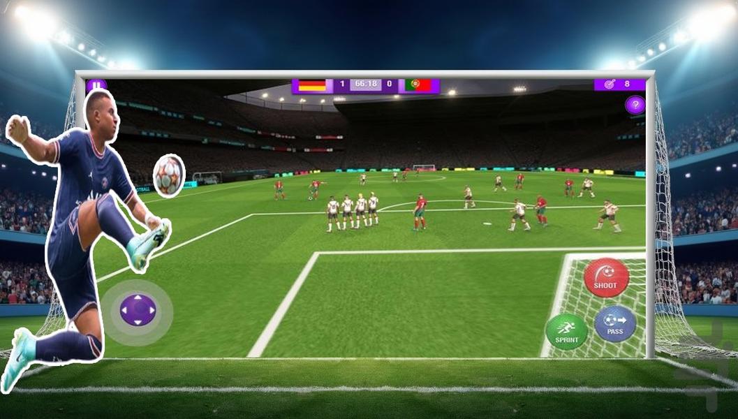 بازی فوتبال ۲۰۲۵ - عکس بازی موبایلی اندروید