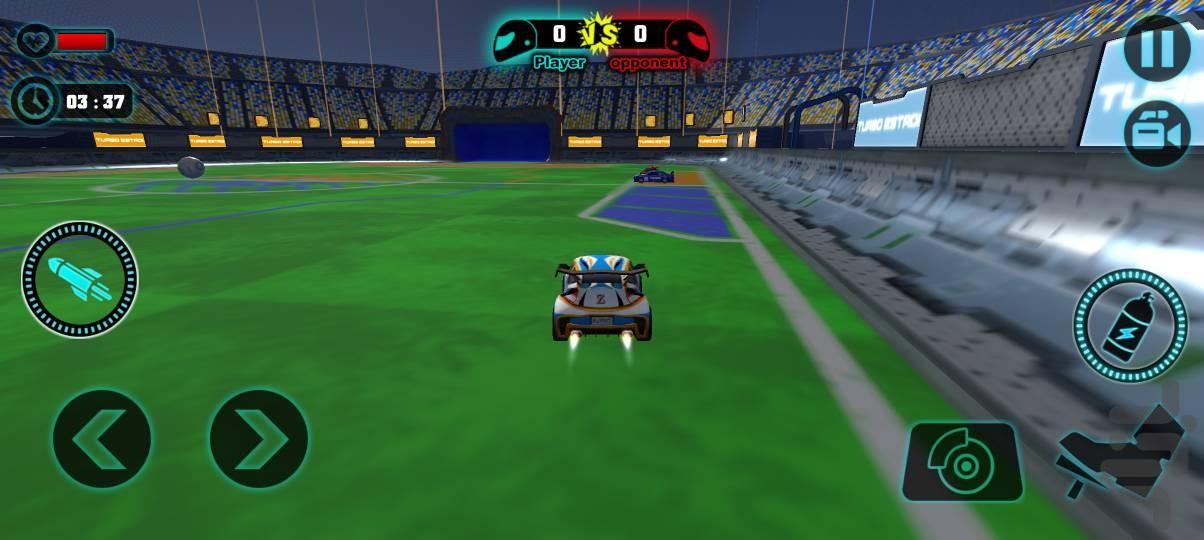 بازی فوتبال ماشین - Gameplay image of android game