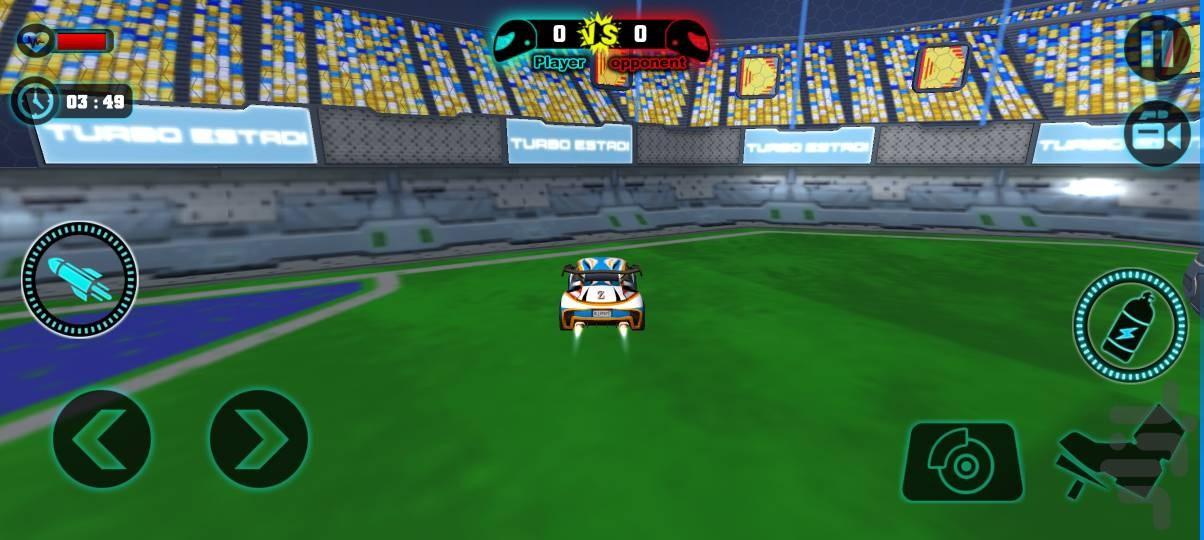 بازی فوتبال ماشین - Gameplay image of android game