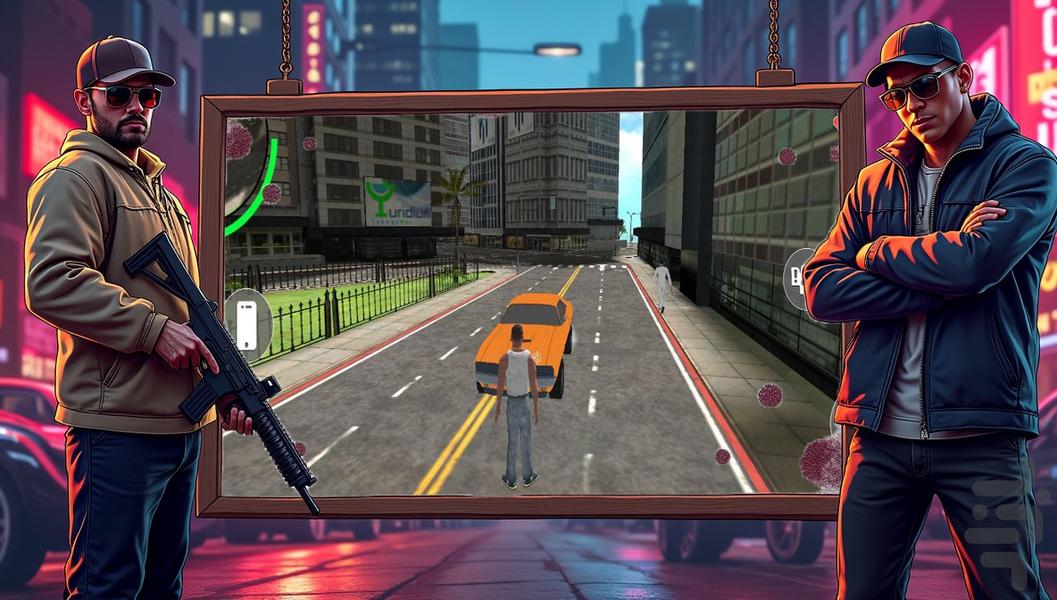 بازی گنگستر شهر - عکس بازی موبایلی اندروید