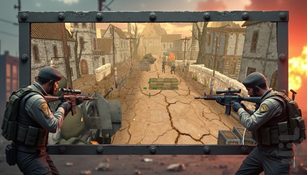 بازی تفنگی کابوس دشمن - Gameplay image of android game