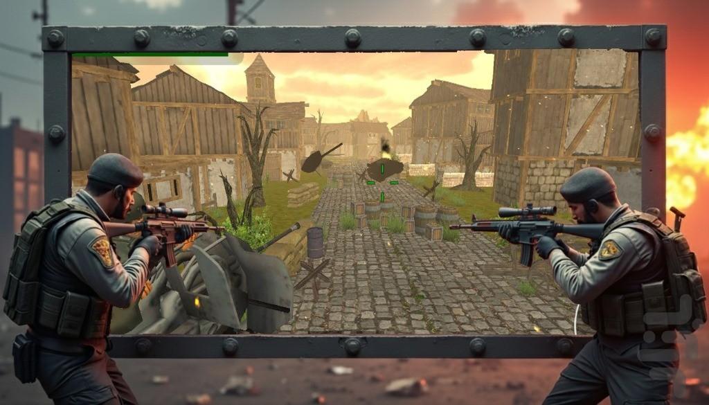بازی تفنگی کابوس دشمن - Gameplay image of android game