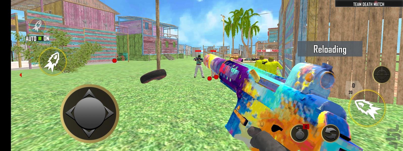 بازی جنگی قهرمان جنگ - Gameplay image of android game