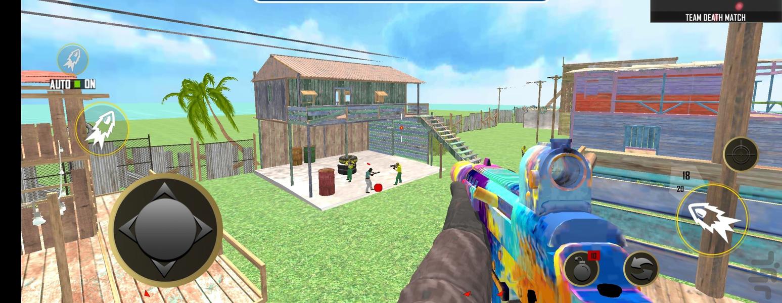 بازی جنگی قهرمان جنگ - Gameplay image of android game