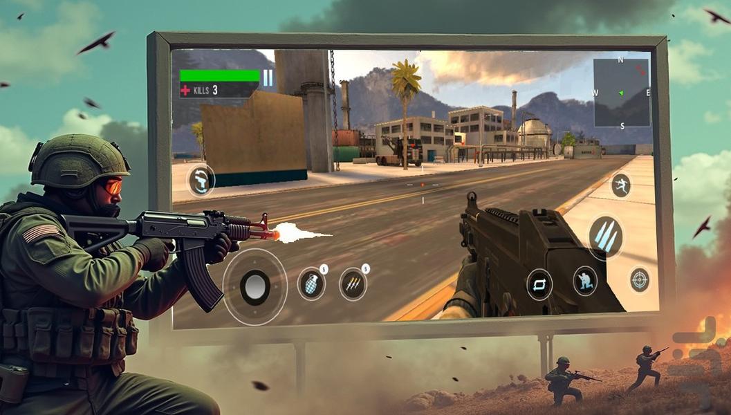 بازی تفنگی ماموریت نهایی - عکس بازی موبایلی اندروید