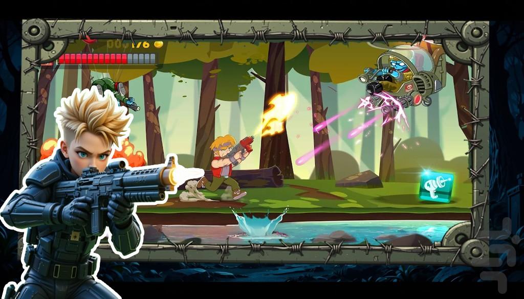 بازی تیراندازی قهرمان جنگل - Gameplay image of android game