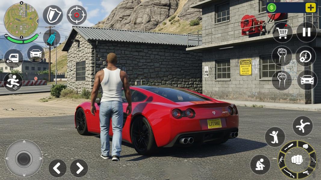 تفنگ بازی پلیس بازی - Gameplay image of android game