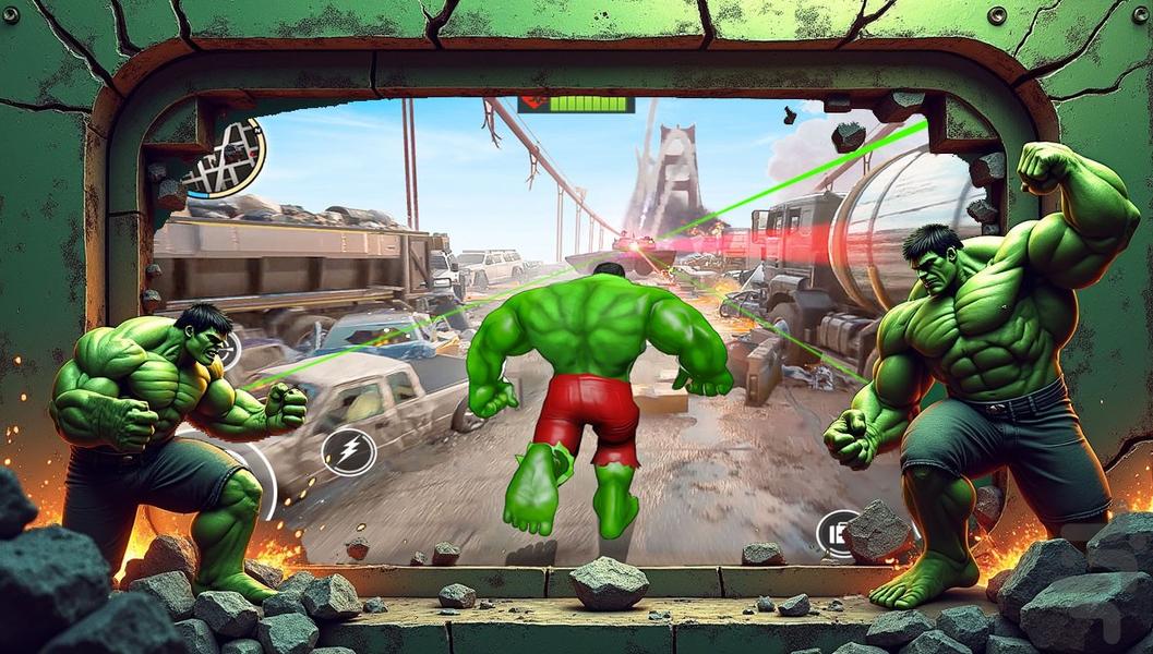 بازی هالک | بازی اکشن - عکس بازی موبایلی اندروید