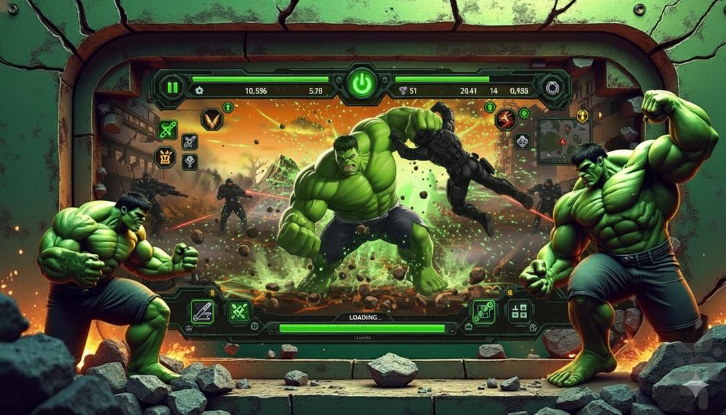 بازی هالک | بازی اکشن - عکس بازی موبایلی اندروید