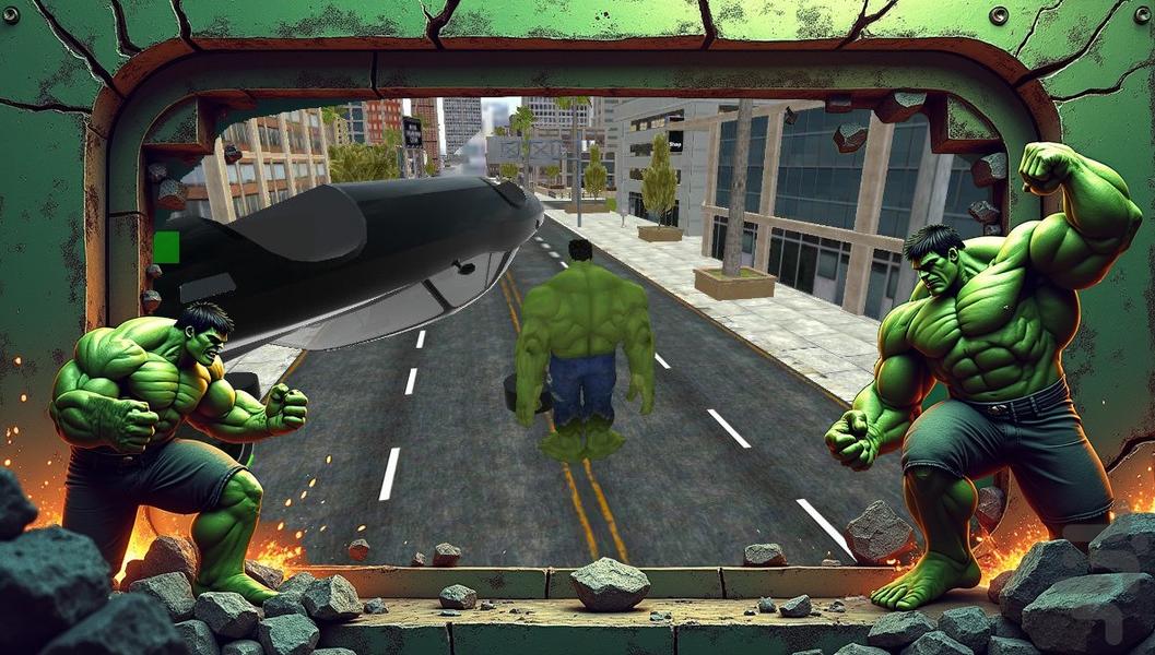 بازی هالک | بازی اکشن - عکس بازی موبایلی اندروید