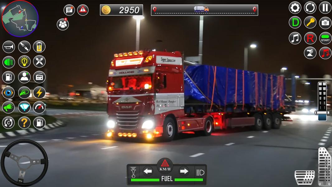 بازی کامیونی ماشین سنگین - Gameplay image of android game