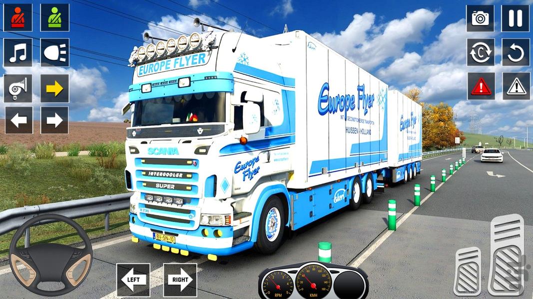 بازی کامیونی ماشین سنگین - Gameplay image of android game