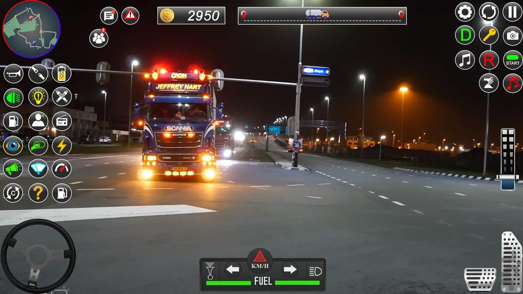 بازی کامیونی ماشین سنگین - Gameplay image of android game