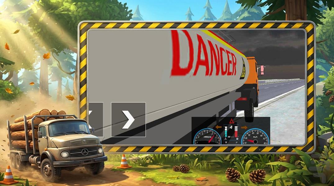 بازی کامیونی ماشین سنگین - Gameplay image of android game