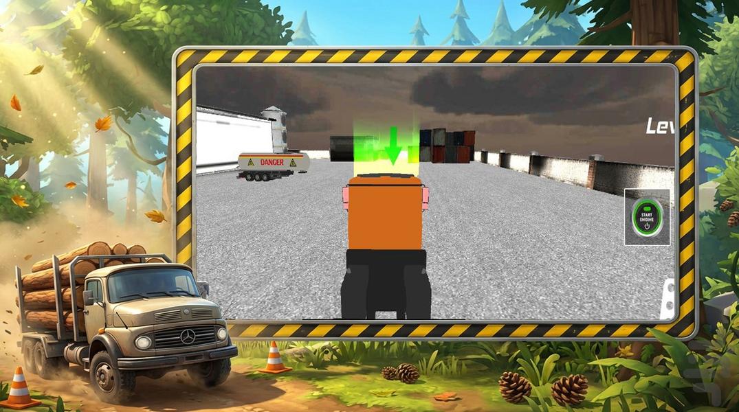 بازی کامیونی ماشین سنگین - Gameplay image of android game