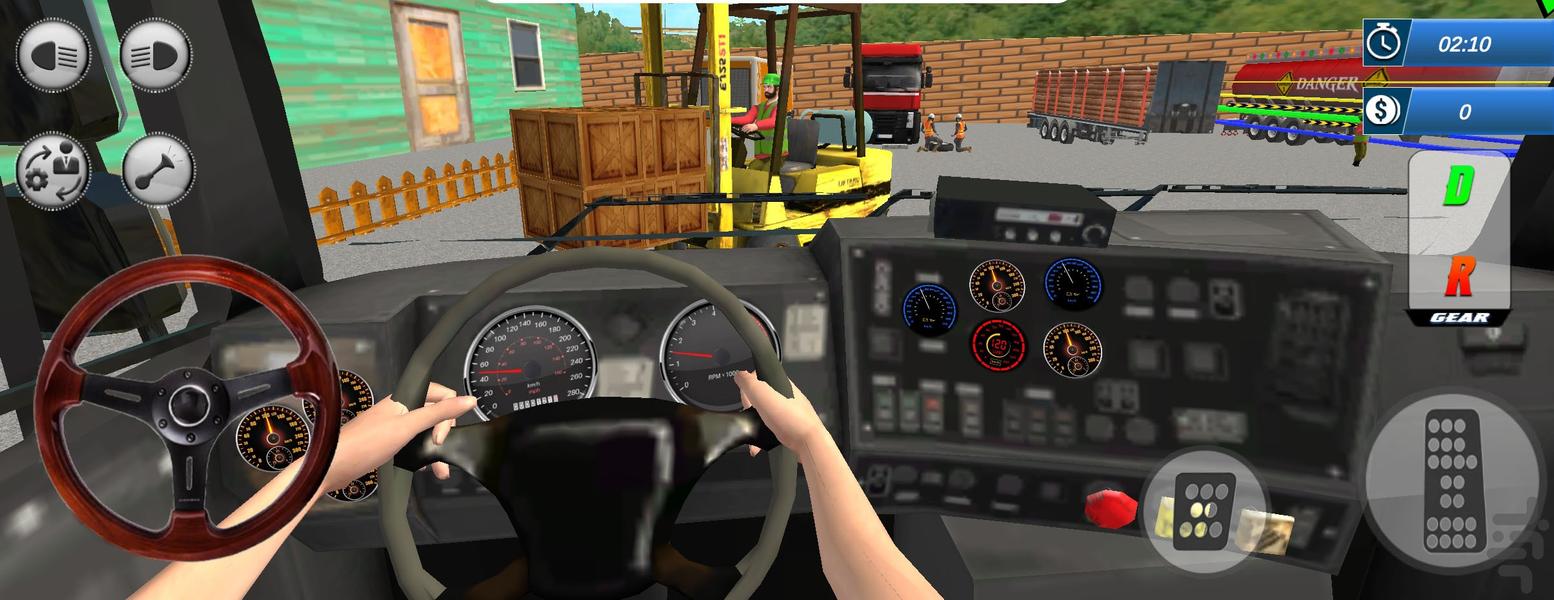 بازی کامیون - Gameplay image of android game