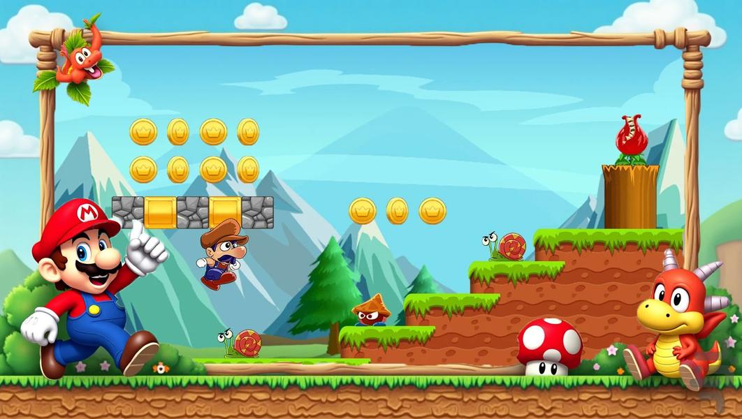 بازی قارچ خور - Gameplay image of android game