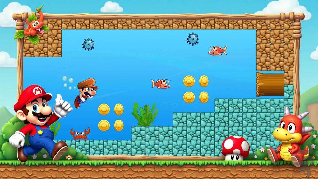 بازی قارچ خور - Gameplay image of android game