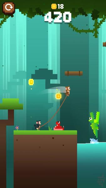 میمون بازی - Gameplay image of android game