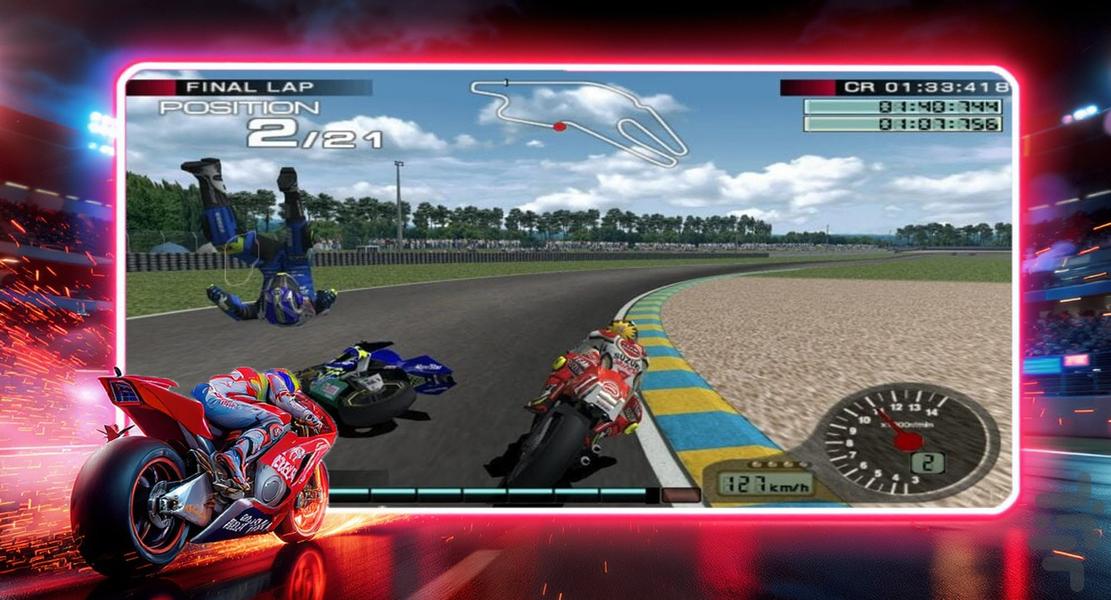 بازی موتور سواری - Gameplay image of android game