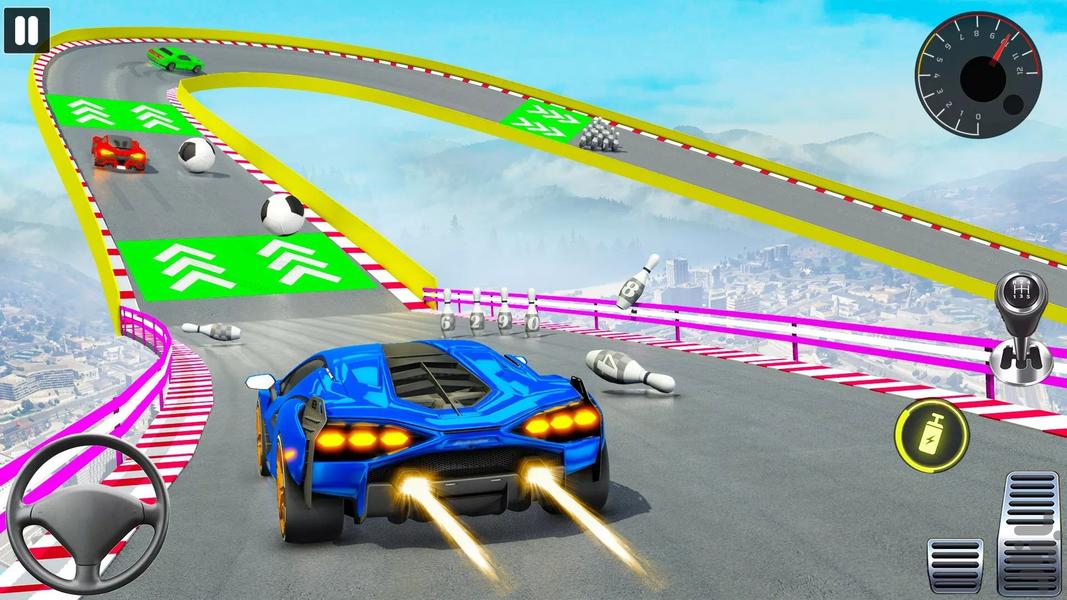 بازی ماشین مسابقه ای - Gameplay image of android game