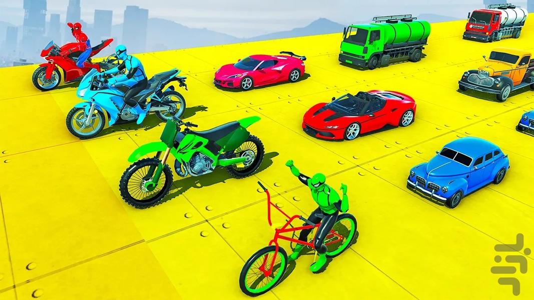 بازی ماشین مسابقه ای - Gameplay image of android game