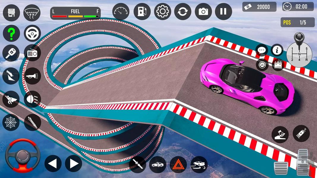 بازی ماشین مسابقه ای - Gameplay image of android game