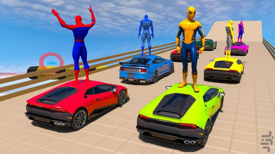 بازی ماشین مسابقه ای - Gameplay image of android game