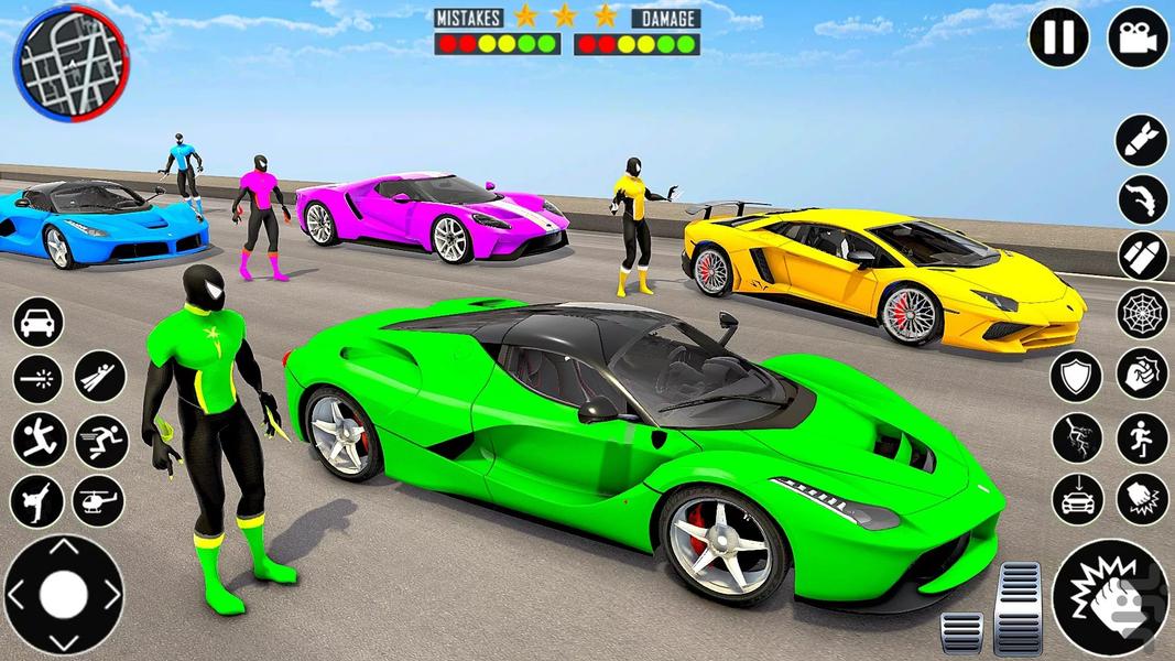 بازی ماشین مسابقه ای - Gameplay image of android game