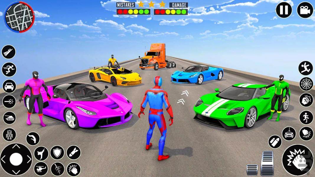 بازی ماشین مسابقه ای - Gameplay image of android game